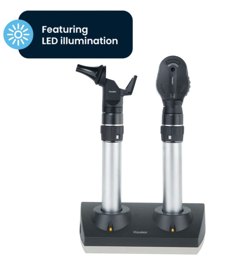 Set de oftalmoscopio y otoscopio LED Practitioner (3,6 V)